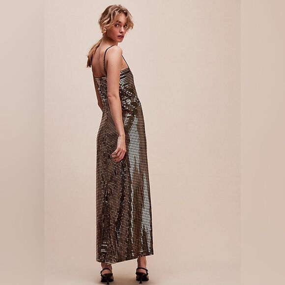 Free People BRENDA KNIGHT Nigel Preston Sue Ellen Gown/ size M - Picture 3 of 13